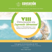 VIII Diplomado en Cooperación Internacional para el Desarrollo y sus instrumentos de gestión.