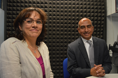 Dr. Maria Teresa Villareal Molina del Inmegen y Antonio Lara Gerente de asuntos corporativos de Cytron Medica 2