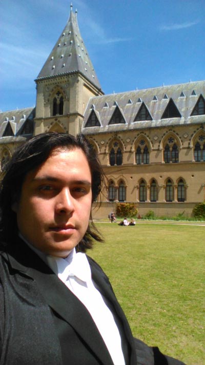 MSc. Cesar Espinoza Campuzano en Universidad de Oxford
