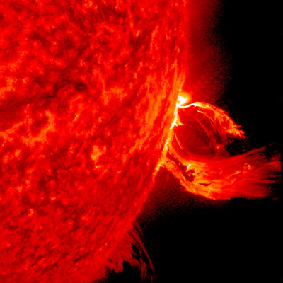 tormenta solar foto NASA1616
