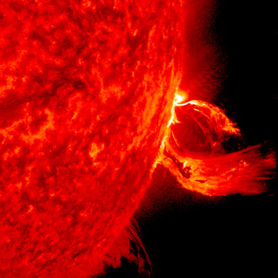 tormenta solar foto NASA1616