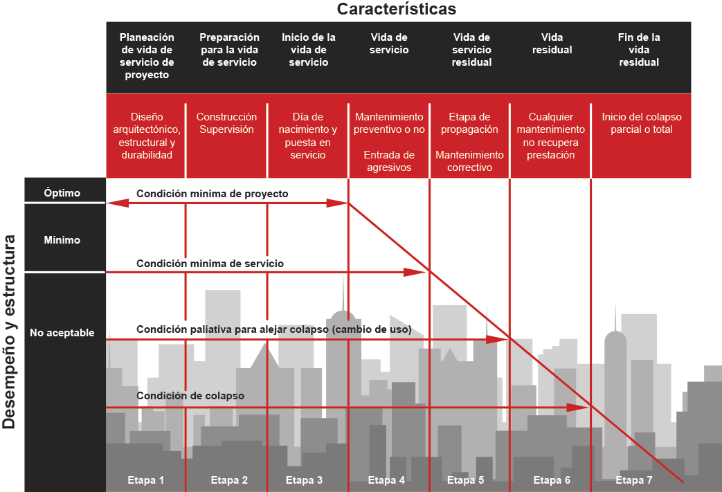 etapas de vida construcciones