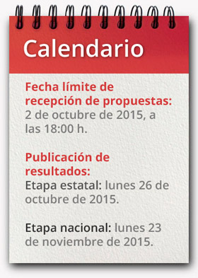 calendario convocatoria viveconciencia2015