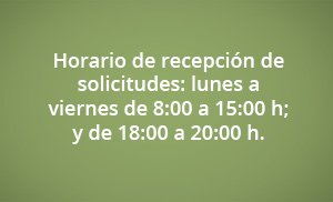 horario recepcion aguascalientes IDSCEA