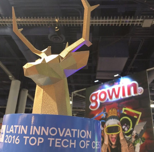 Gowin startup galardonada en el CES