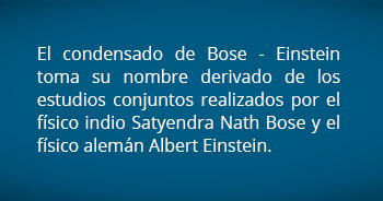 condensado bose einstein