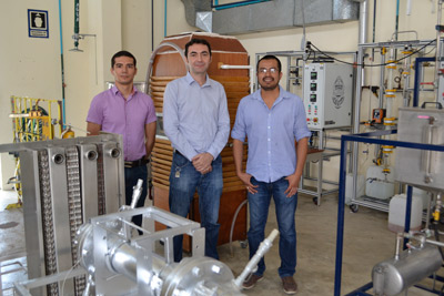 Dr. Freddy Navarro Dr. Julio Sacramento y Dr. Fernando Morales investigadores de la Universidad Autonoma de Yucatan UADYmn