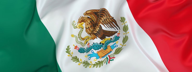 banner escudo nacional bandera mexico